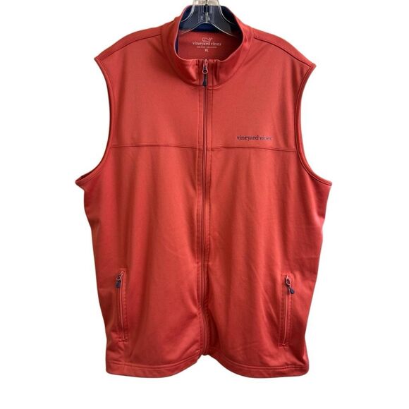 Vineyard Vines Performance Vest Coral Salmon Men’s Size XL - Picture 6 of 6